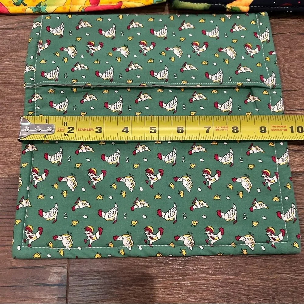 Lot of 5 Handmade Storage Bags